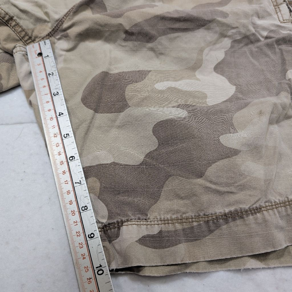 Men's The Foundry Supply Co. Cargo Shorts Waist 46 Beige Brown Camo - Picture 5 of 7